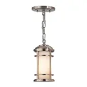 Lighthouse pendant light for outdoor areas