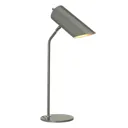 Quinto table lamp, dark grey/nickel