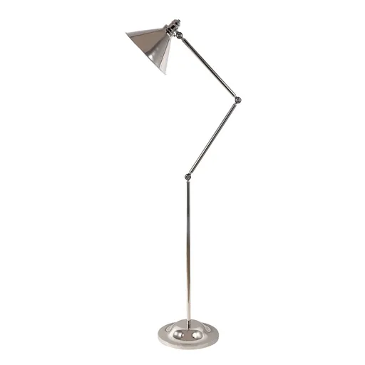Provence - adjustable floor lamp, polished nickel