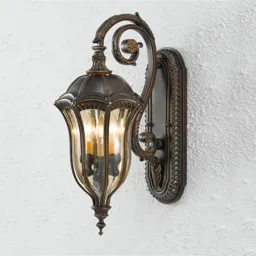 Baton Rouge wall light with arm, 57.8 cm