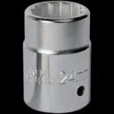 Sealey 3/4" Drive Bi Hexagon WallDrive Socket Metric - 3/4", 24mm