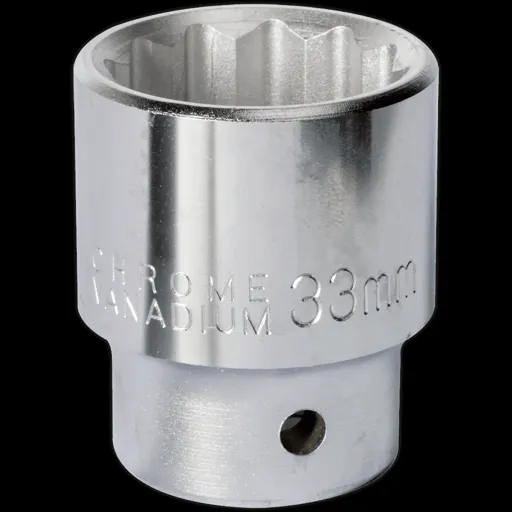 Sealey 3/4" Drive Bi Hexagon WallDrive Socket Metric - 3/4", 33mm