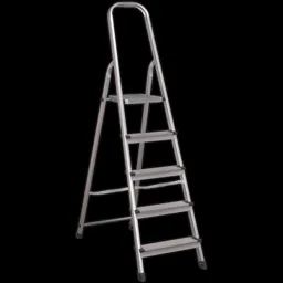 Sealey Trade Aluminium Platform Step Ladder - 5