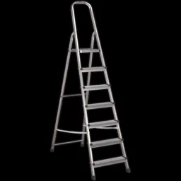 Sealey Trade Aluminium Platform Step Ladder - 7