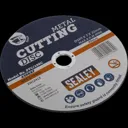 Sealey Metal Cutting Disc - 180mm, 3mm, Pack of 1