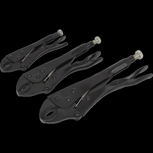 Sealey 3 Piece Anti Rust Locking Plier Set