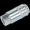 Sealey PCL Air line Coupling Body Female - 1/4" Bsp, Pack of 5