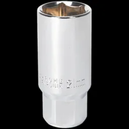 Sealey 3/8" Drive Magnetic Spark Plug Socket Metric - 3/8", 21mm