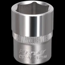 Sealey 3/8" Drive Hexagon WallDrive Socket Metric - 3/8", 16mm