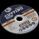 Sealey Metal Cutting Disc - 100mm, 3mm, Pack of 1