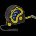 Sealey Rubber Jacket Measuring Tape - Imperial & Metric, 10ft / 3m, 16mm
