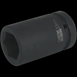 Sealey 1" Drive Deep Hexagon Impact Socket Metric - 1", 33mm