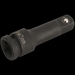 Sealey 1/2" Drive Impact Socket Extension Bar - 1/2", 75mm