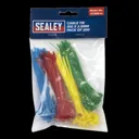 Sealey 200 Piece Assorted Colours Cable Ties