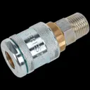 Sealey AC23 PCL100 Coupling Body Male - 1/2" Bsp, Pack of 1