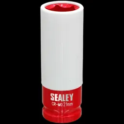 Sealey 1/2" Drive Impact Socket Metric for Alloy Wheels - 1/2", 21mm