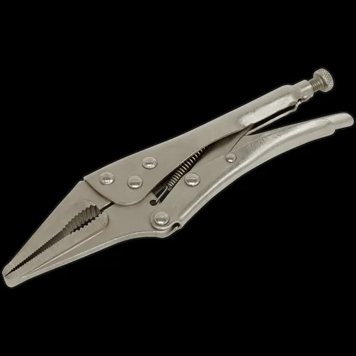 Siegen Long Nose Locking Pliers - 225mm