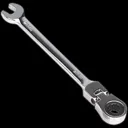 Sealey Flexible Head Ratchet Combination Spanner Metric - 8mm