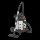 Sealey PC200SDAUTO Industrial Wet and Dry Vacuum Cleaner - 240v