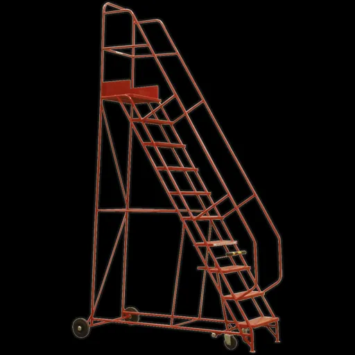 Sealey Mobile Safety Step Ladder - 10
