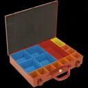 Sealey 15 Compartment Metal Organiser Case