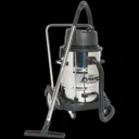 Sealey PC477 Twin Motor Wet and Dry Vacuum Cleaner with Trolley Cart - 240v