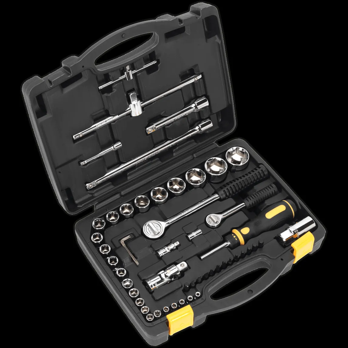 Siegen 52 Piece Combination Drive Hexagon WallDrive Socket Set Metric - Combination