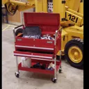 Sealey Heavy Duty 2 Shelf Workshop Trolley with Lockable Top - Red