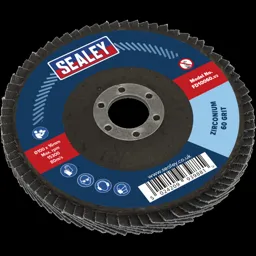Sealey Zirconium Abrasive Flap Disc - 100mm, 60g