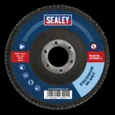 Sealey Zirconium Abrasive Flap Disc - 115mm, 60g