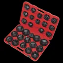 Sealey 30 Piece Oil Filter Cap Wrench Set
