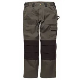 Dickies Mens Grafter Duo Tone 290 Trousers - Olive / Black, 28", 32"