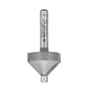 Trend Pin Guided Chamfer Bevel Router Cutter - 45 Degrees, 10mm, 1/4"