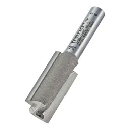 Trend Professional Two Flute Straight Router Cutter - 12.7mm, 25mm, 1/4"