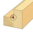 Trend Dovetail Router Cutter - 5mm, 3mm, 1/4"