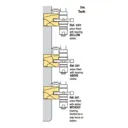 Trend Slotter Blade for 12MM Bore 33/1 Arbor - 50mm, 6mm, 12mm