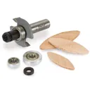 Trend Bearing Guided Biscuit Jointer Set - 40mm, 4mm, 1/2"