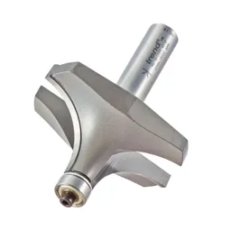 Trend Bearing Guided Ovolo and Round Router Cutter - 63.5mm, 32mm, 1/2"