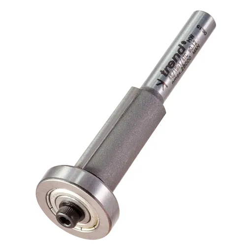 Trend Bearing Guided Overlap Trimmer Router Cutter - 25.4mm, 12.7mm, 1/4"