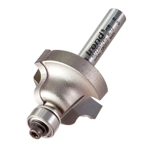 Trend Roman Ogee Bearing Guided Router Cutter - 25.4mm, 15.9mm, 1/4"