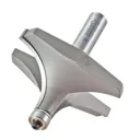 Trend Bearing Guided Ovolo and Round Router Cutter - 76.5mm, 38mm, 1/2"