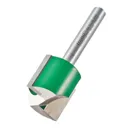 Trend CRAFTPRO Two Flute Straight Router Cutter - 22.2mm, 19.1mm, 1/4"