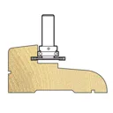 Trend CRAFTPRO Weatherseal Groover Router Cutter - 36mm, 3mm, 1/2"
