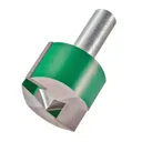 Trend CRAFTPRO Two Flute Straight Router Cutter - 38.1mm, 25mm, 1/2"