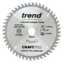 Trend CRAFTPRO Wood Cutting Saw Blade - 165mm, 48T, 20mm