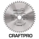 Trend CRAFTPRO Wood Cutting Saw Blade - 162mm, 48T, 20mm