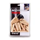 Trend Wooden Dowels - 10mm, 35mm, Pack of 50