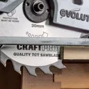 Trend CRAFTPRO Non Stick Wood Cutting Saw Blade - 160mm, 24T, 20mm