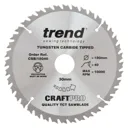 Trend CRAFTPRO Wood Cutting Saw Blade - 180mm, 40T, 30mm