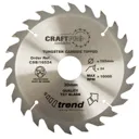 Trend CRAFTPRO Wood Cutting Saw Blade - 184mm, 30T, 16mm